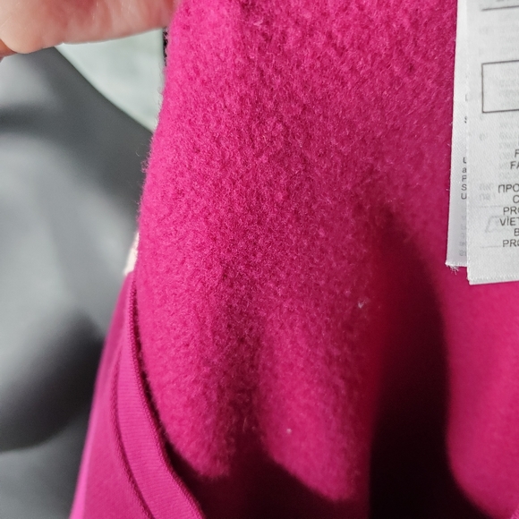 Adidas Three Stripe Purple Pink Crew Neck Sweater - Picture 3 of 9